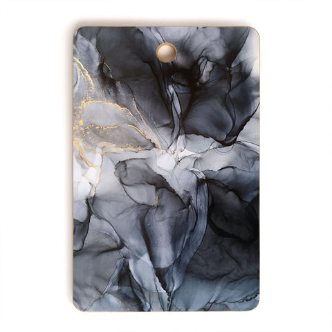 Elizabeth Karlson Calm but Dramatic Abstract Cutting Board Rectangle