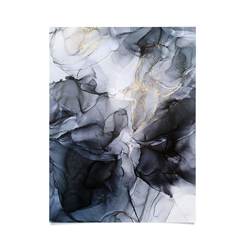 Elizabeth Karlson Calm but Dramatic Abstract Poster