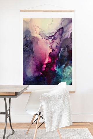 Elizabeth Karlson Mission Fusion Abstract Art Print And Hanger