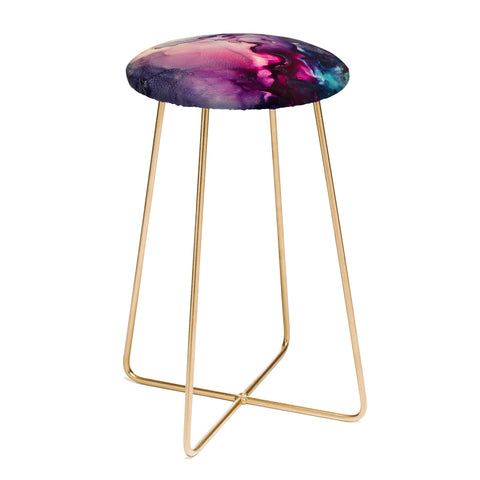 Elizabeth Karlson Mission Fusion Abstract Counter Stool