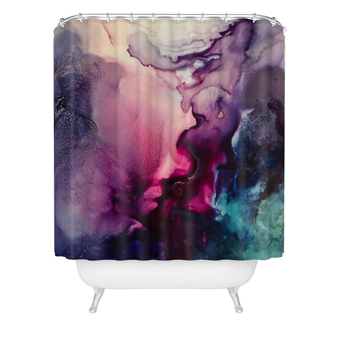 Elizabeth Karlson Mission Fusion Abstract Shower Curtain
