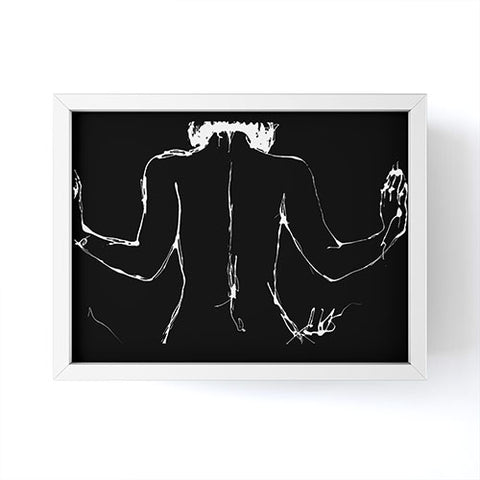 Elodie Bachelier Amelie by night Framed Mini Art Print