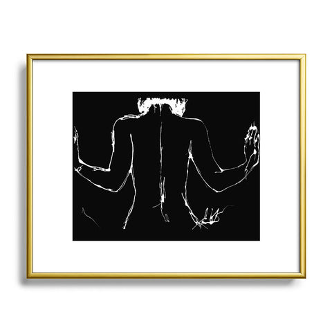Elodie Bachelier Amelie by night Metal Framed Art Print