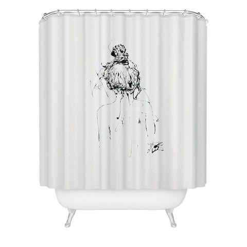 Elodie Bachelier The Ava Shower Curtain