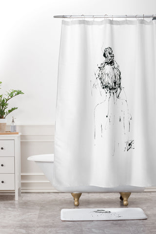 Elodie Bachelier The Ava Shower Curtain And Mat