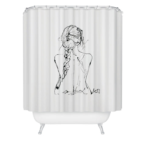 Elodie Bachelier The Chloe Shower Curtain