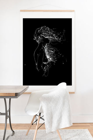 Elodie Bachelier Val by night Art Print And Hanger