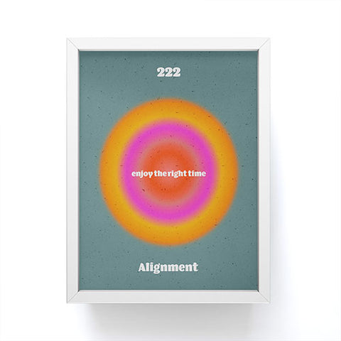 Emanuela Carratoni Angel Numbers Alignment 222 Framed Mini Art Print