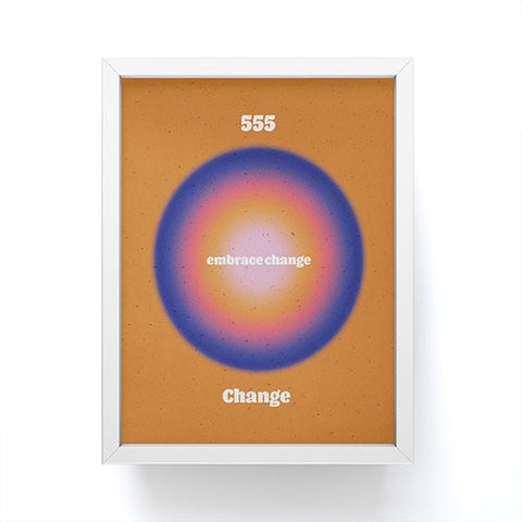 Emanuela Carratoni Angel Numbers Change 555 Framed Mini Art Print