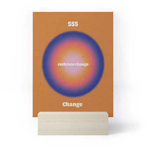 Emanuela Carratoni Angel Numbers Change 555 Mini Art Print