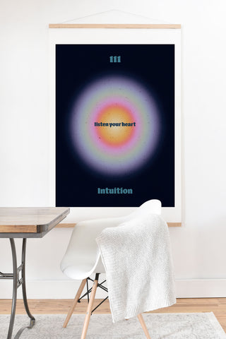 Emanuela Carratoni Angel Numbers Intuition 111 Art Print And Hanger