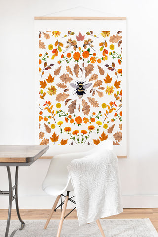Emanuela Carratoni Autumnal Floral Mix Art Print And Hanger