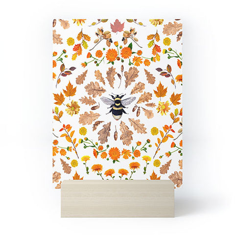 Emanuela Carratoni Autumnal Floral Mix Mini Art Print