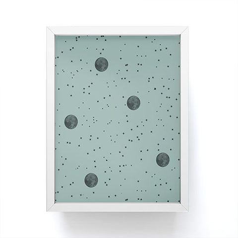 Emanuela Carratoni Autumnal Moon Pattern Framed Mini Art Print