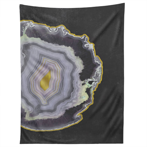 Emanuela Carratoni Black and Gold Agate Tapestry