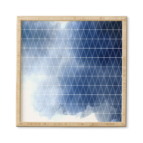Emanuela Carratoni Blue Thunderstorm Framed Wall Art