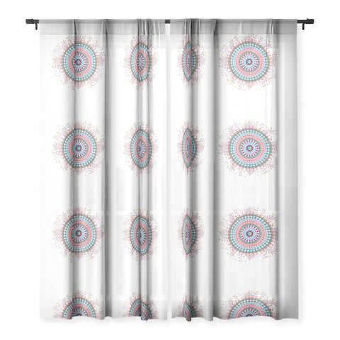Emanuela Carratoni Boho Mandala Sheer Window Curtain