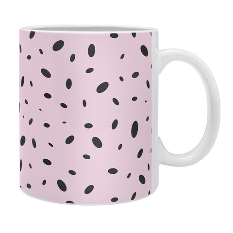 Emanuela Carratoni Bubble Pattern on Pink Coffee Mug