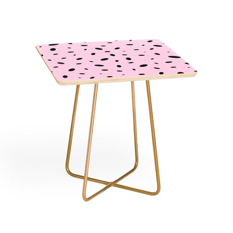 Emanuela Carratoni Bubble Pattern on Pink Side Table