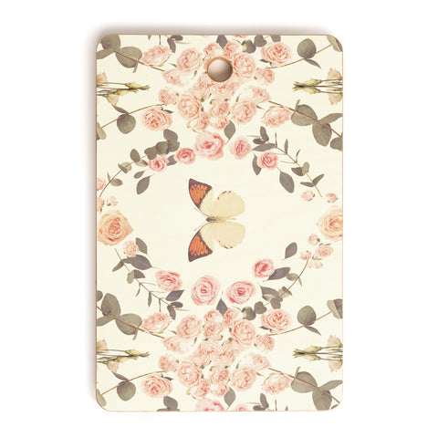 Emanuela Carratoni Butterfly Spring Theme Cutting Board Rectangle
