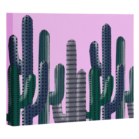 Emanuela Carratoni Cactus Jungle Art Canvas