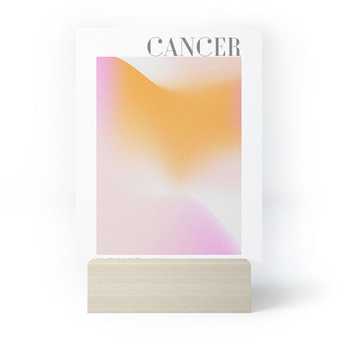 Emanuela Carratoni Cancer Zodiac Sign Gradient Mini Art Print