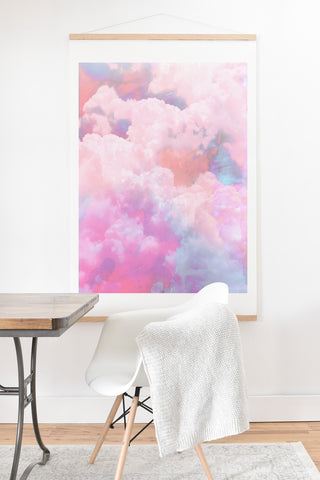Emanuela Carratoni Candy Clouds Art Print And Hanger