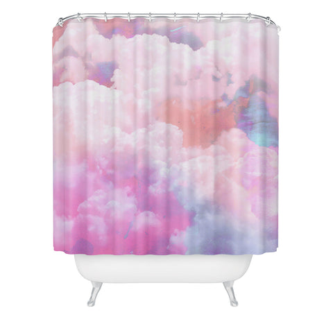 Emanuela Carratoni Candy Clouds Shower Curtain