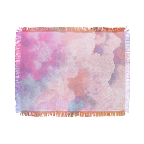 Emanuela Carratoni Candy Clouds Throw Blanket