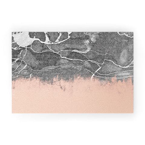 Emanuela Carratoni Crayon Marble with Pink Welcome Mat