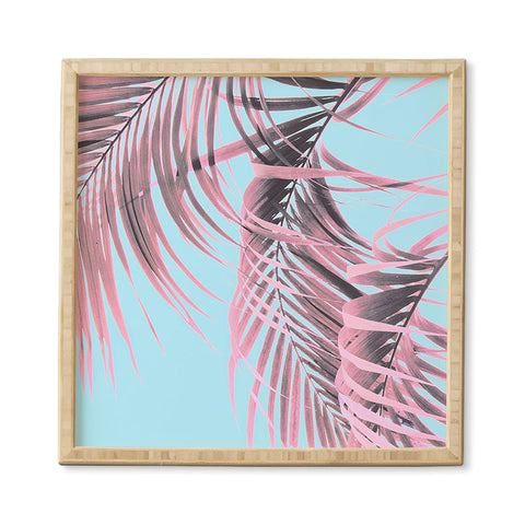 Emanuela Carratoni Delicate Pink Palms Framed Wall Art