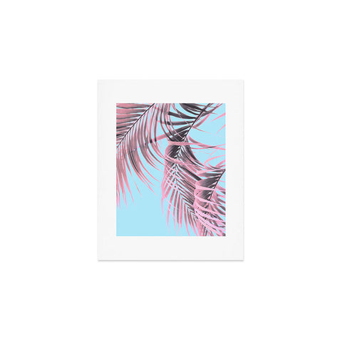 Emanuela Carratoni Delicate Pink Palms Art Print