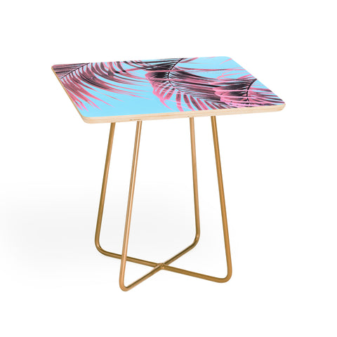 Emanuela Carratoni Delicate Pink Palms Side Table