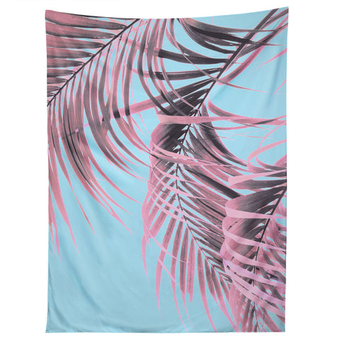 Emanuela Carratoni Delicate Pink Palms Tapestry