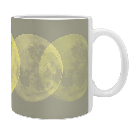 Emanuela Carratoni Gray and Illuminating Moon Coffee Mug