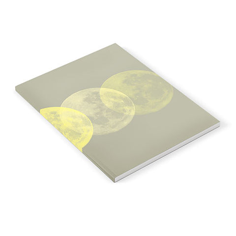 Emanuela Carratoni Gray and Illuminating Moon Notebook
