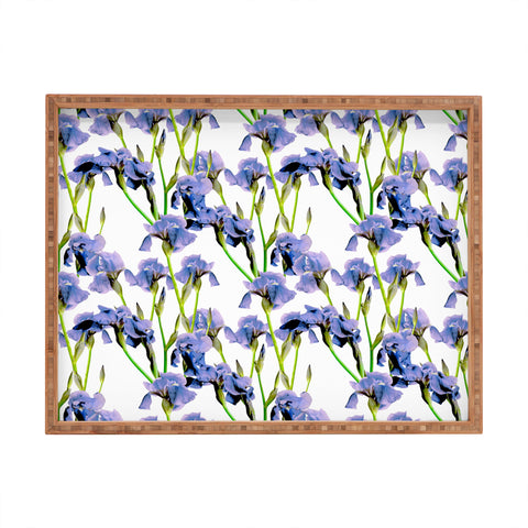 Emanuela Carratoni Iris Spring Pattern Rectangular Tray