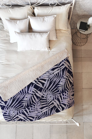 Emanuela Carratoni Jungle Style Fleece Throw Blanket