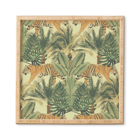 Emanuela Carratoni Jungle Tigers Framed Wall Art