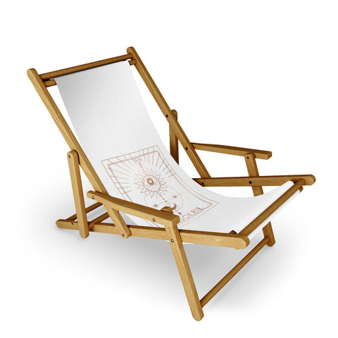 Emanuela Carratoni Le Soleil or The Sun White Sling Chair