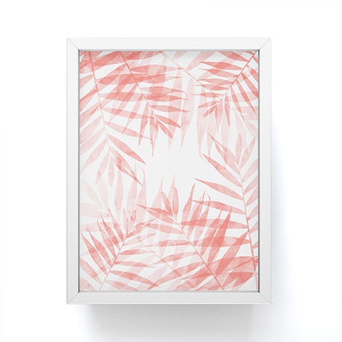 Emanuela Carratoni Living Coral Tropicana Palms Framed Mini Art Print
