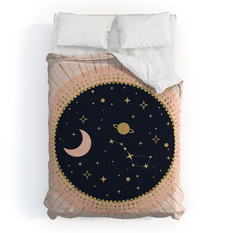 Emanuela Carratoni Love in Space Comforter
