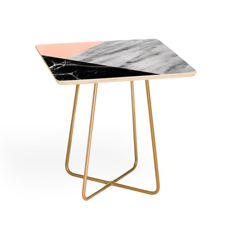 Emanuela Carratoni Marble Collage with Pink Side Table