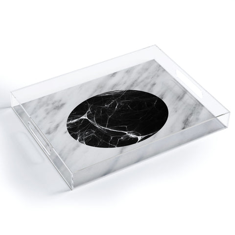 Emanuela Carratoni Marble Eclipse Acrylic Tray
