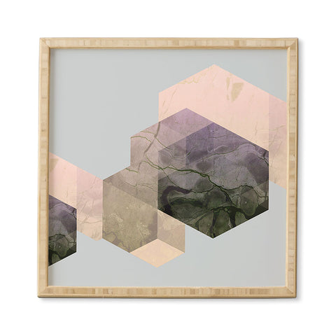 Emanuela Carratoni Marble Geometry Framed Wall Art