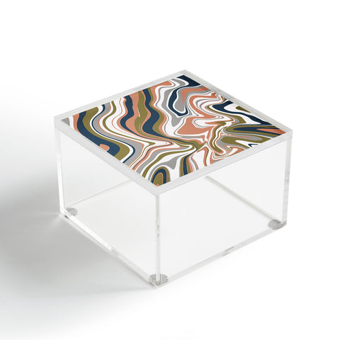 Emanuela Carratoni Marbled Swirls Acrylic Box
