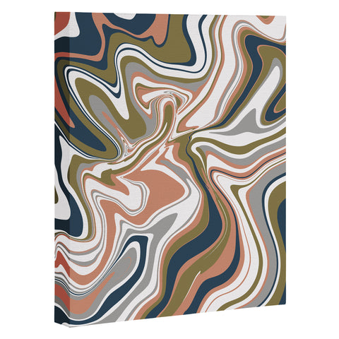 Emanuela Carratoni Marbled Swirls Art Canvas