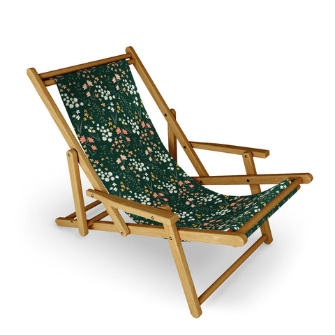 Emanuela Carratoni Meadow Flowers Theme Sling Chair
