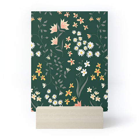 Emanuela Carratoni Meadow Flowers Theme Mini Art Print