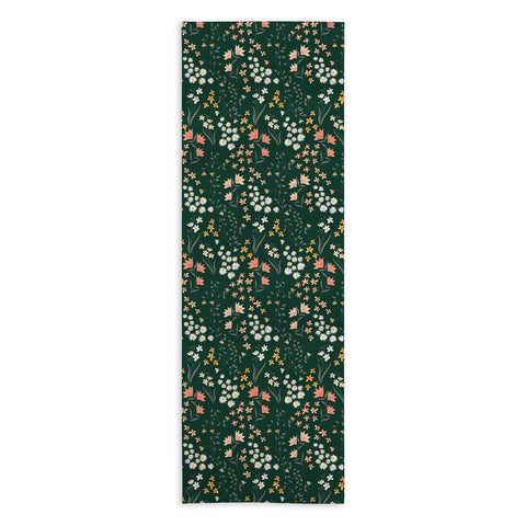 Emanuela Carratoni Meadow Flowers Theme Yoga Towel